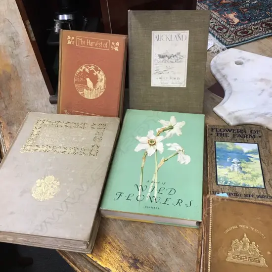 Including 'Flower Grouping in English Scotch & Irish Gardens (notes & 56 Sketches in colour)' by Margaret Waterfield