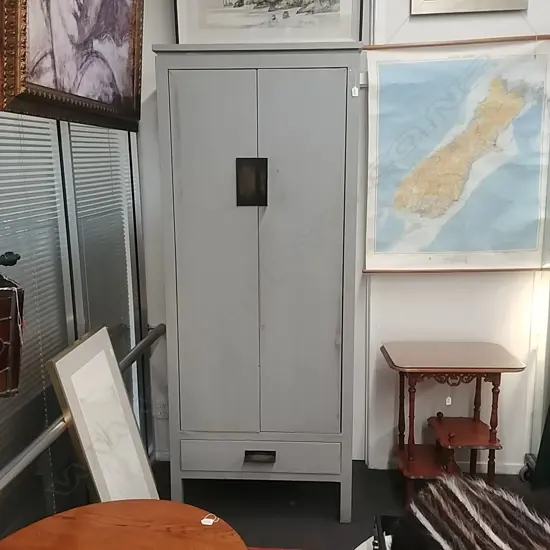 SILVER CHINESE WEDDING CABINET