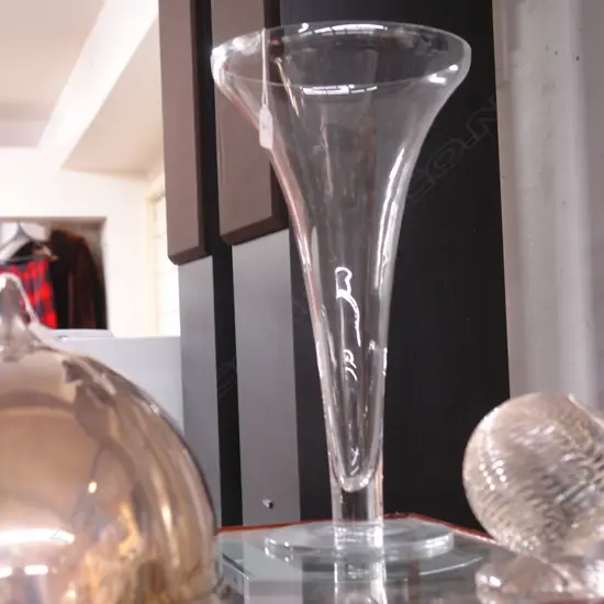 TALL CRYSTAL VASE