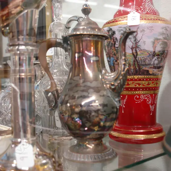 SHEFFIELD PLATE COFFEE POT