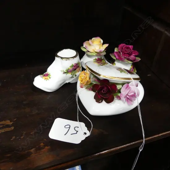 R/ALBERT OCR S+P/HEART WITH ROSES+BOOT