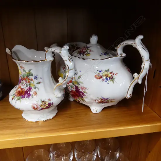 HAMMERSLY TEAPOT AND JUG