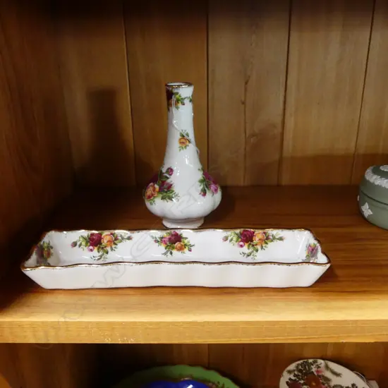 R/ALBERT OCR MINT TRAY+VASE