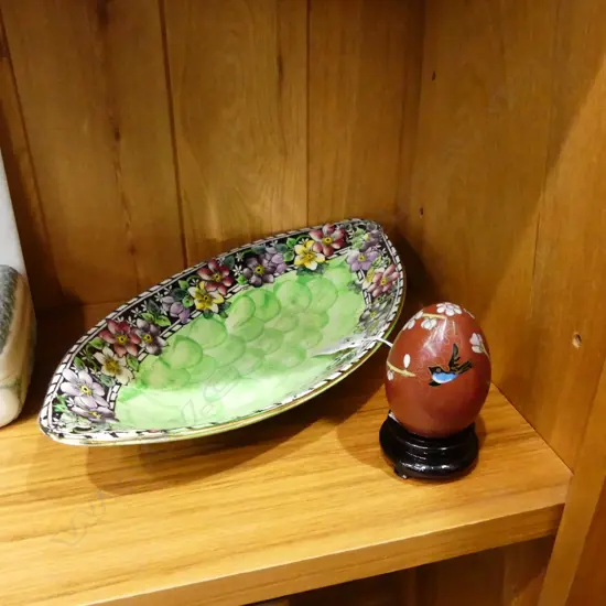 W/W BOX  + CLOISONNE EGG