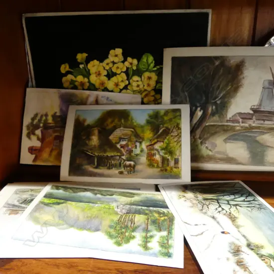 12 WATERCOLOURS BY A.WARD