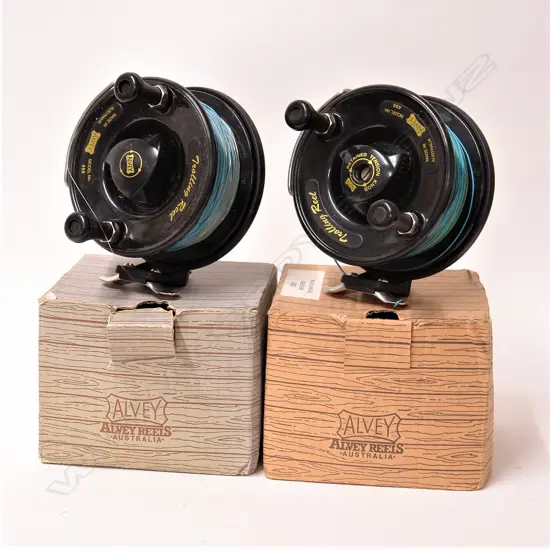 2 ALVEY TROUT TROLLING REELS + LINE