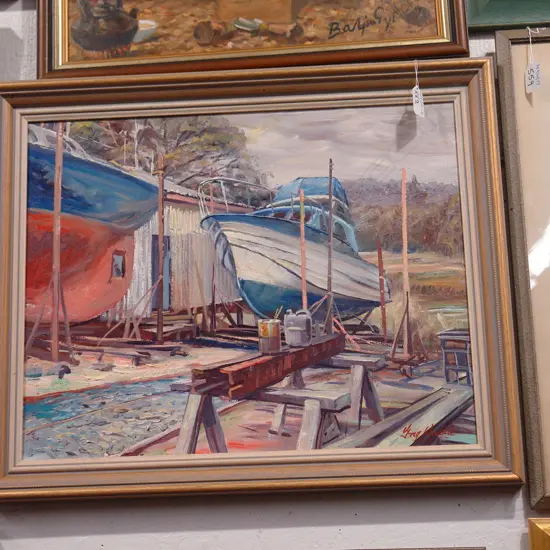 GREG WADDLE OIL TAMAR BOAT YARD