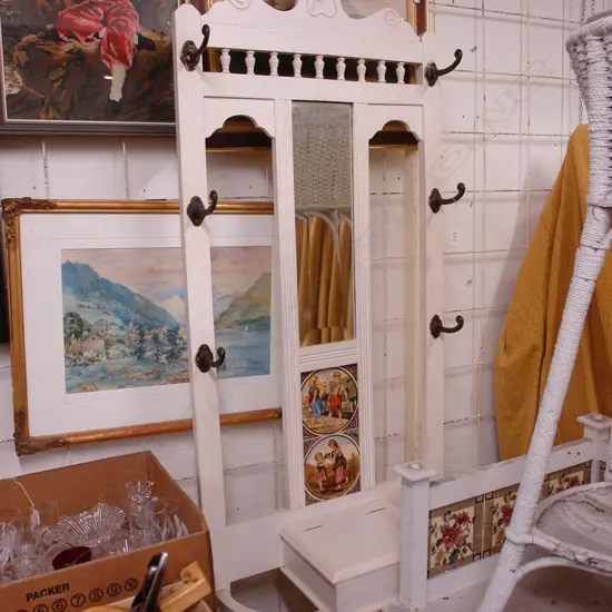 PAINTED COLONIAL HALLSTAND