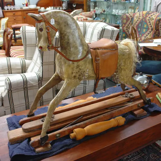 VINTAGE ROCKING HORSE