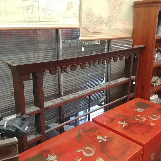 GEORGIAN OAK DRESSER BACK