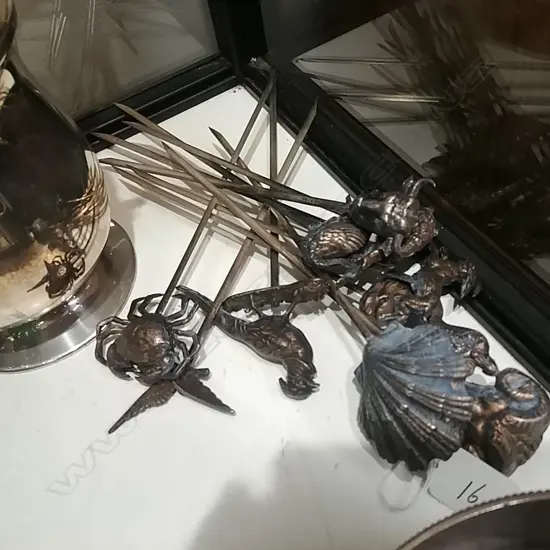 SET OF FRENCH ANIMAL SKEWERS