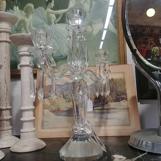 CRYSTAL CANDELABRA 