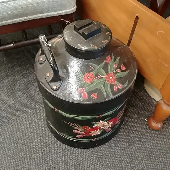 4 GALLON PAINTED MILK CAN