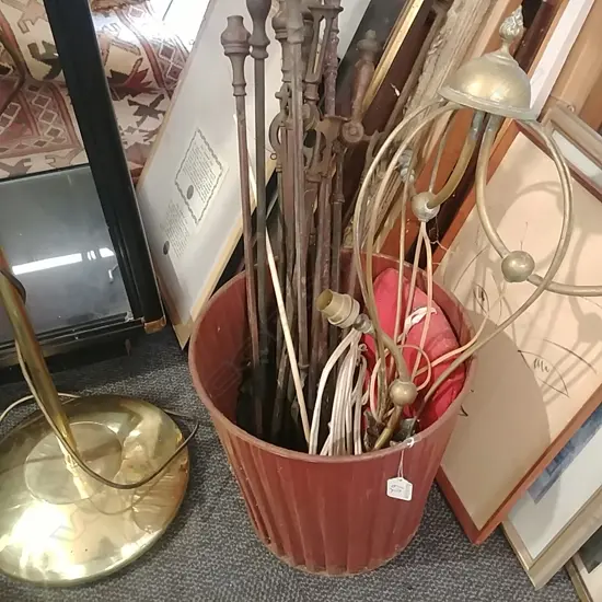 BIN FIRE IRONS ETC.