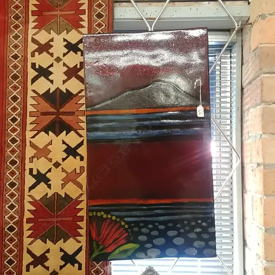 LARGE SCENE POTTERY TILE