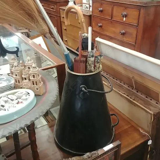 COAL CHUTE BUCKET & CONTENTS