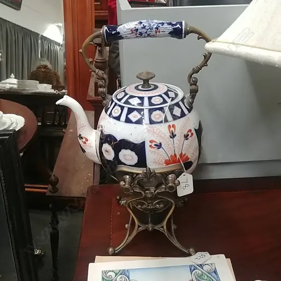 SPIRIT KETTLE ON STAND