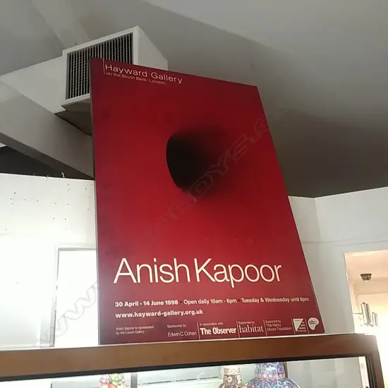 LG ANISH KAPOR, HAYWOOD GALLERY FRAMED CANVAS