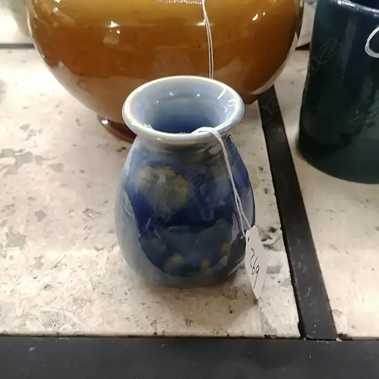 OLIVE JONES BLUE VASE