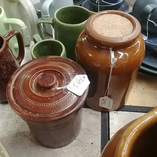 LUKE ADAMS CROCK X 2 ONE LIDDED