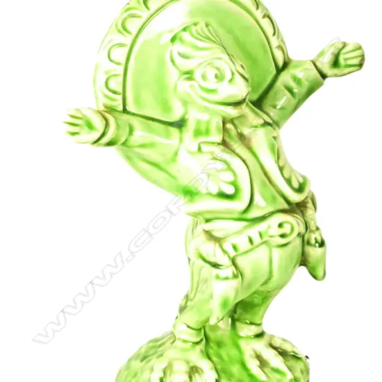 A rare Temuka Ware porcelain sculpture of Pancho