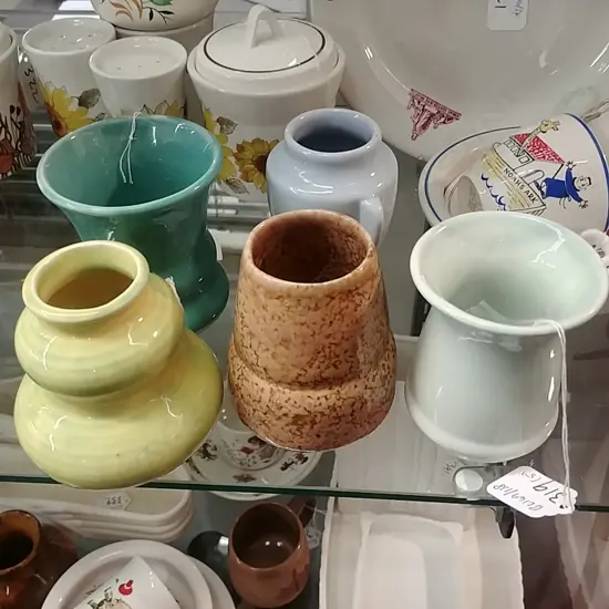 C/LYNN ASST VASES X 5