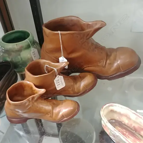 TEMUKA POTTERY BOOTS X 3
