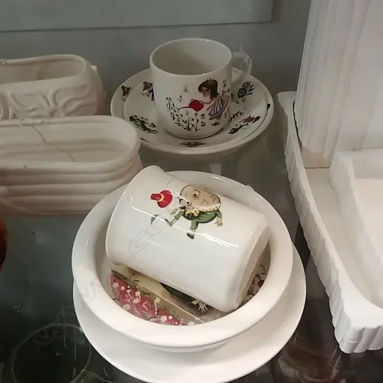 KELSTON POTTERIES NURSERY RHYMES X 3