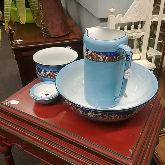4PC EDWARDIAN WASH BASIN SET