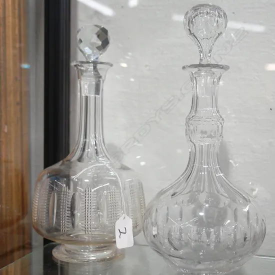 2 DECANTERS