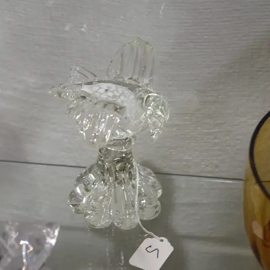 GLASS BIRD PAPER WEIGHT