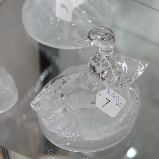RCD GLASS DUCK & DUCKLINGS