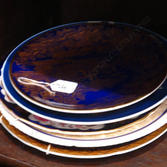 5 CABINET PLATES W/W, COPENHAGEN ETC