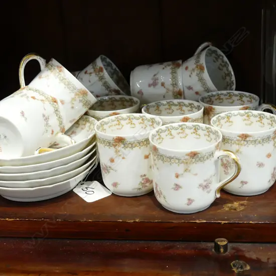 SET OF LIMOGE COFFEE CANS