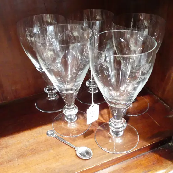 5 AMOURIAL GLASSES & SPOON