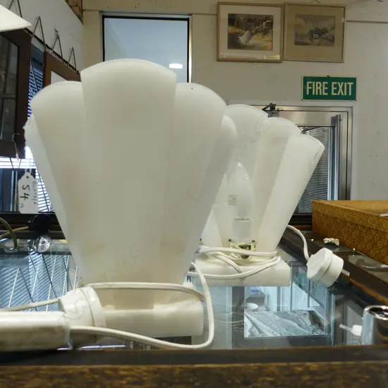 PR ALABASTER TABLE LAMPS 1AF