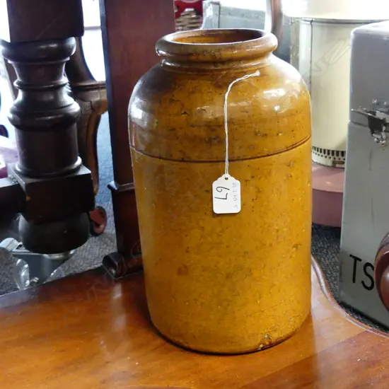 STONEWARE JAR