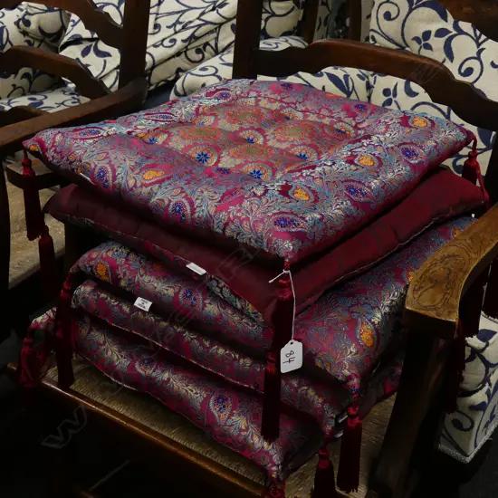 BOX OF CHINESE CUSHIONS