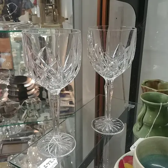 2 WATERFORD GLASSES