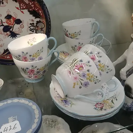 SHELLY 6X WILD FLOWERS LGE B/FAST C.& S