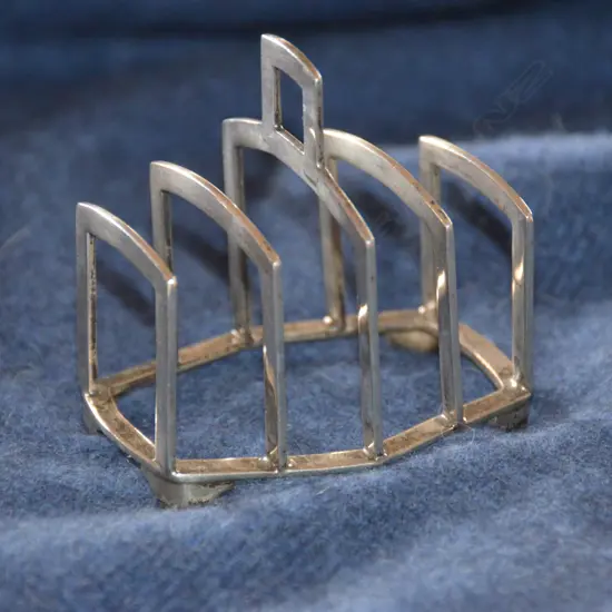 SILVER TOAST RACK 1936