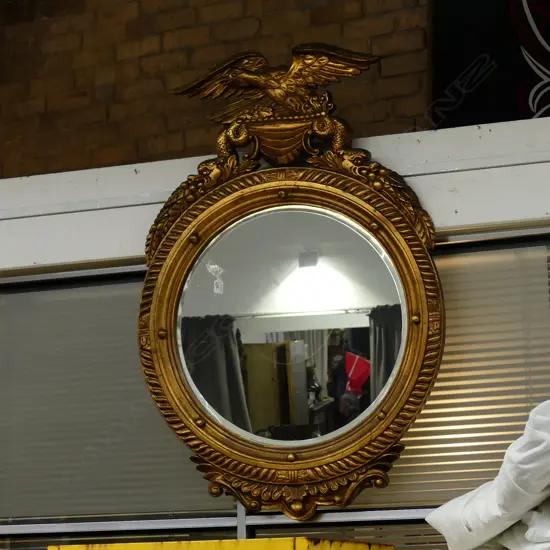 GILT FRAMED REGENCY FRAMED MIRROR
