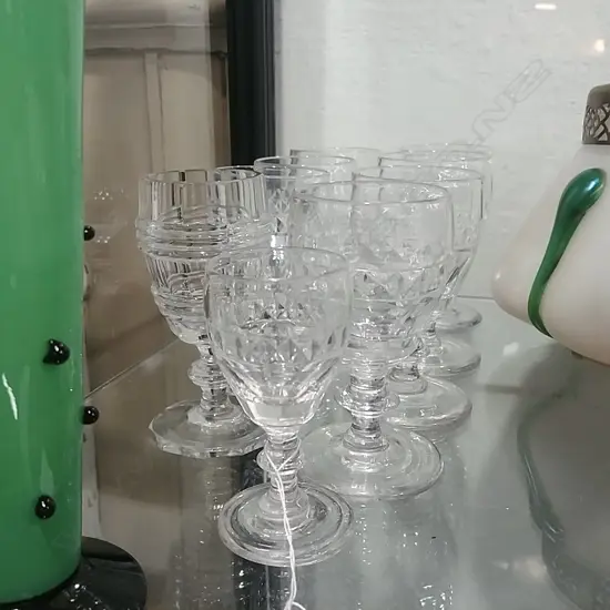 9 19THC SHERRY GLASSES  