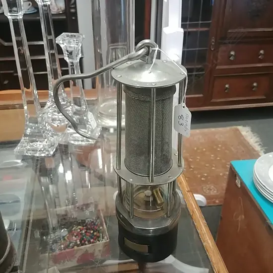 ANTIQUE MINERS LAMP C1900