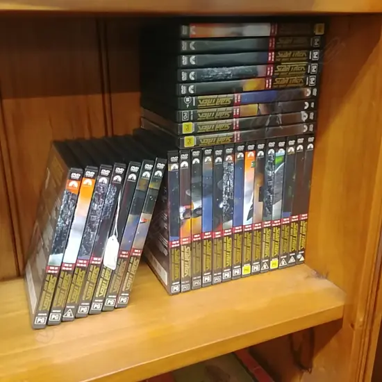 LOT ASST STAR TREK DVDS
