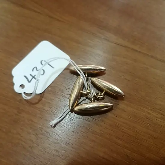 9CT ROSE GOLD CUFFLINKS 4.5gm