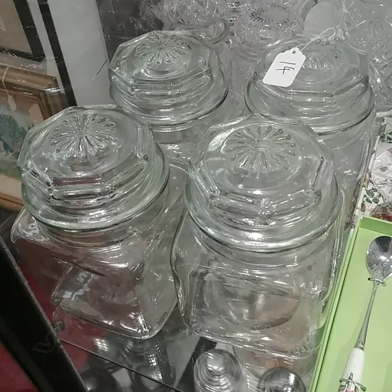4 LOLLY JARS