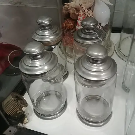 4 LOLLY JARS