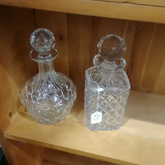 2 DECANTERS