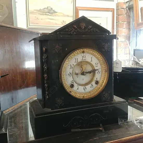 SLATE MANTLE CLOCK